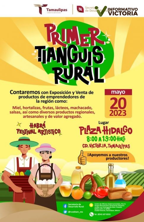 Invita la Secretaría de Desarrollo Rural al Primer Tianguis Rural Estatal