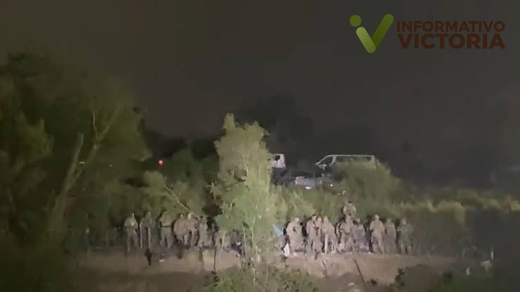 Soldados estadounidenses cantan «la puerta negra» para burlarse de migrantes en la frontera con Matamoros