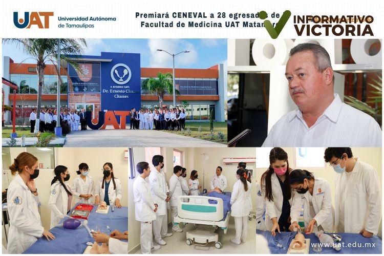 Premiará el CENEVAL a 28 egresados de la Facultad de Medicina UAT Matamoros