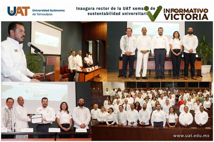 Inaugura el rector de la UAT la Semana de la Sustentabilidad Universitaria 2023