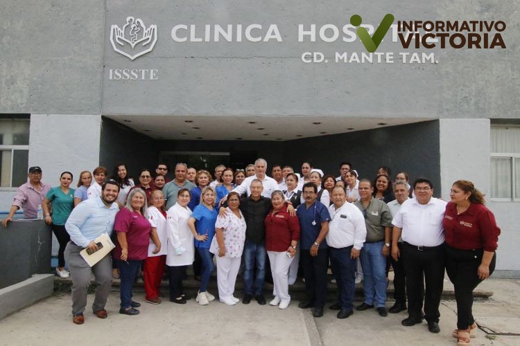 Recorre titular del Issste unidades médicas de Tamaulipas