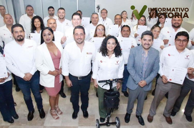 Gobierno de Tamaulipas y Conocer entregan constancias de competencias laborales a inspectores del Trabajo