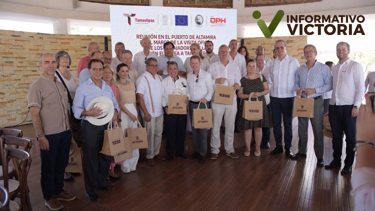 Visitan diplomáticos europeos el puerto de Altamira