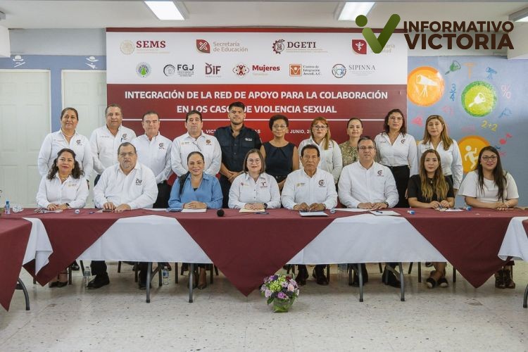 Integran «Red de Apoyo para la Colaboración en Casos de Violencia Sexual» en CBTis y CETis en Tamaulipas