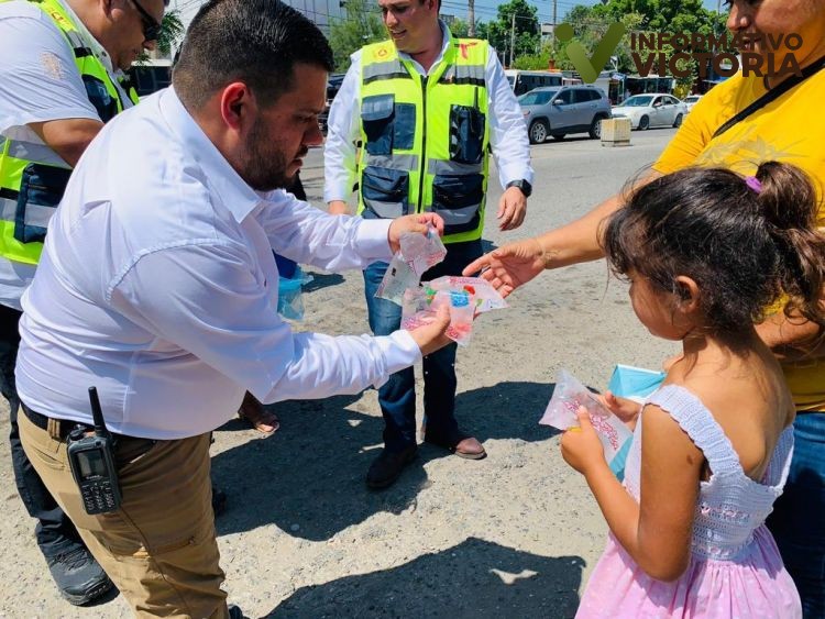 Activa Protección Civil Brigada de Hidratación en Ciudad Victoria