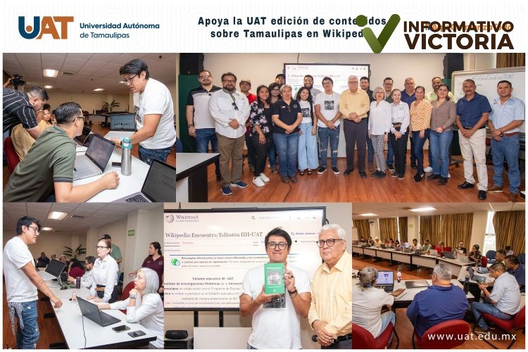 Colabora UAT con Wikipedia en la edición de contenidos para el capítulo Tamaulipas