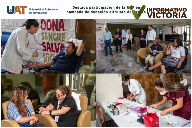 Destaca participación de la UAT en campaña de donación altruista de sangre