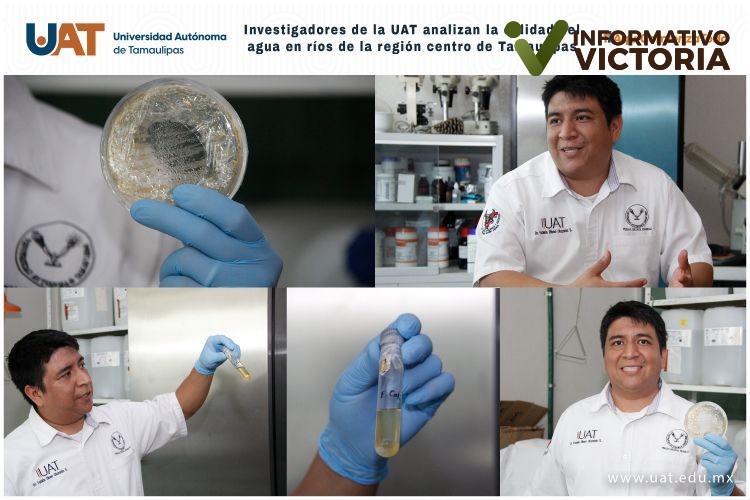 Analizan la calidad del agua en ríos de la región centro de Tamaulipas