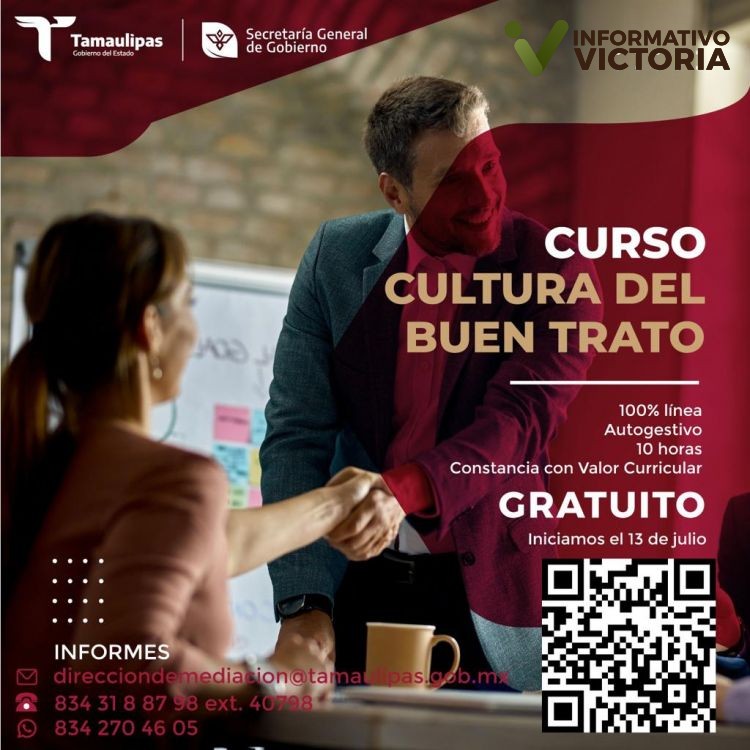 Invita Dirección de Mediación a Curso sobre “Cultura del Buen Trato”