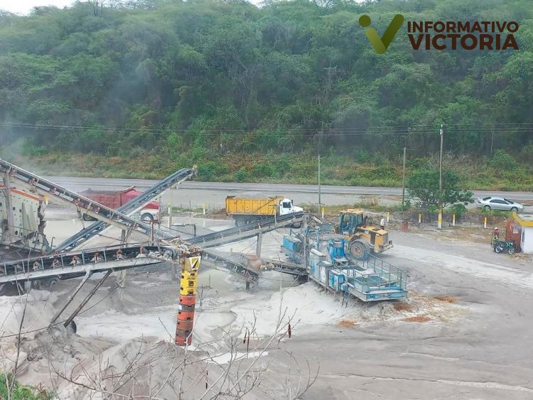 Reanudan actividades trituradoras de materiales