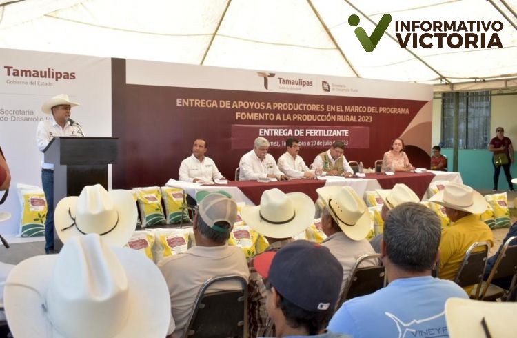 Inicia gobierno estatal la entrega de fertilizante a productores citrícolas de Güémez e Hidalgo