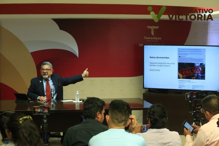 Con información falsa pretenden generar caos; Tamaulipas sigue a la baja en siete delitos: Vocería de Seguridad