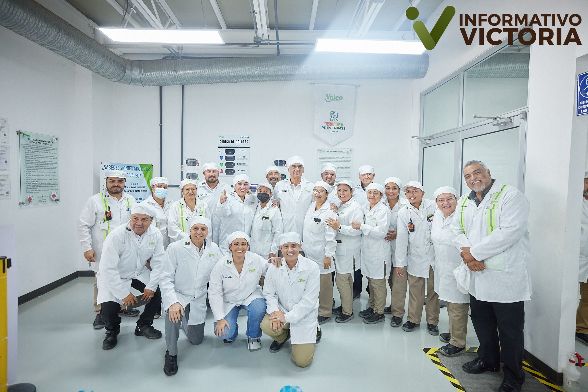 Inaugura Américo Villarreal proyecto en planta Valeo de Río Bravo