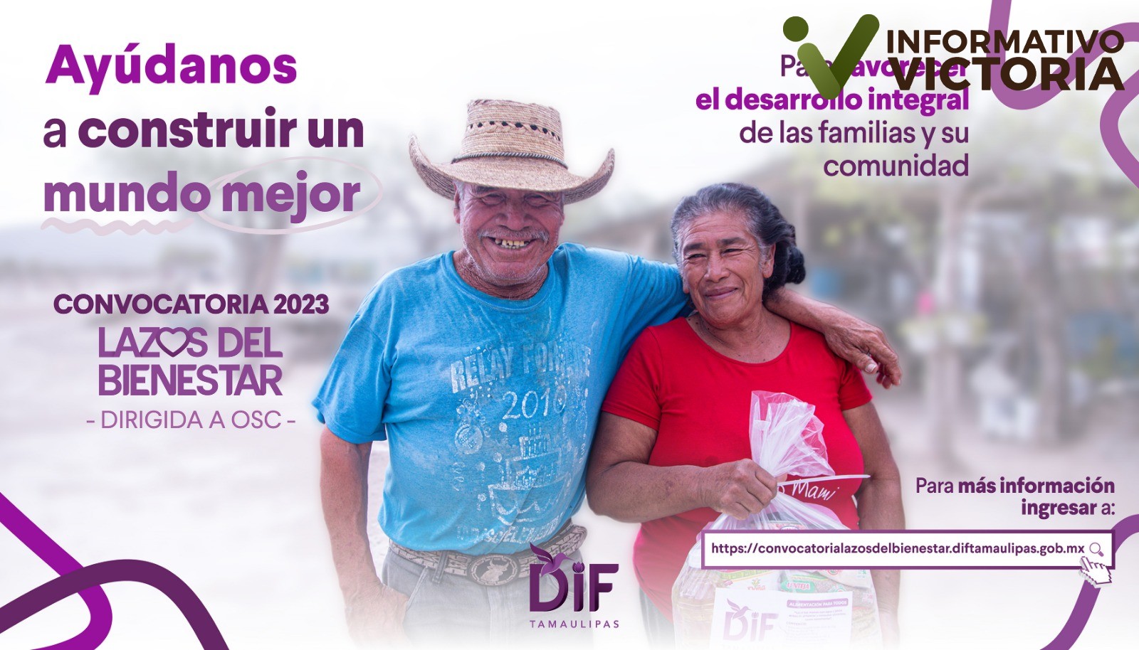 Lanza DIF Tamaulipas la convocatoria “Lazos del Bienestar” para abatir la alta marginación en municipios prioritarios