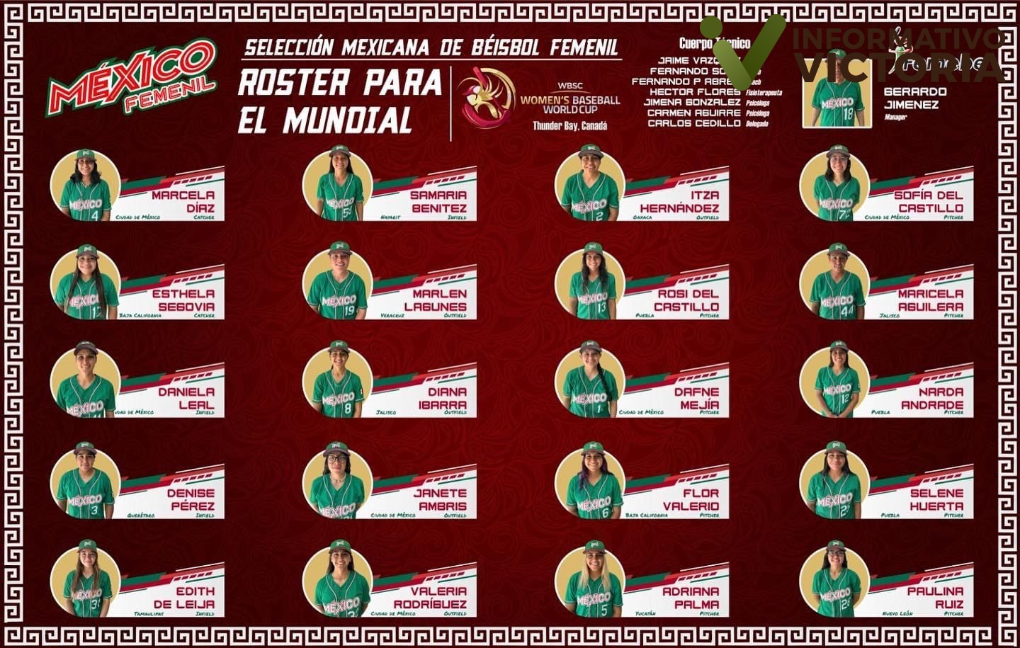 Inicia tamaulipeca Edith de Leija, participación en Copa del Mundo de Béisbol