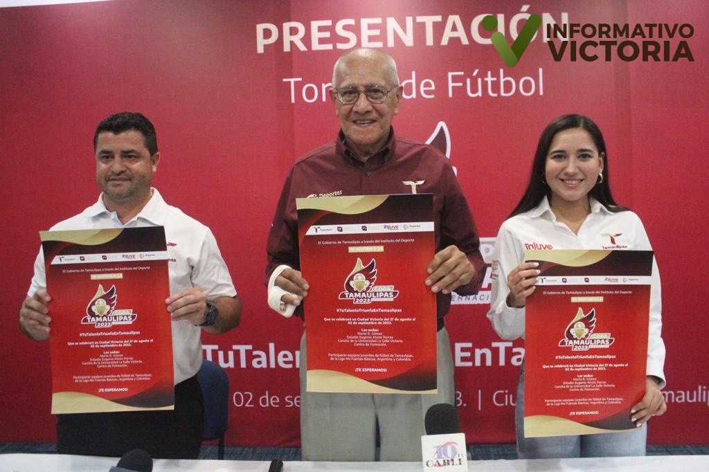 Presenta el Instituto del Deporte “Copa Tamaulipas Internacional 2023”