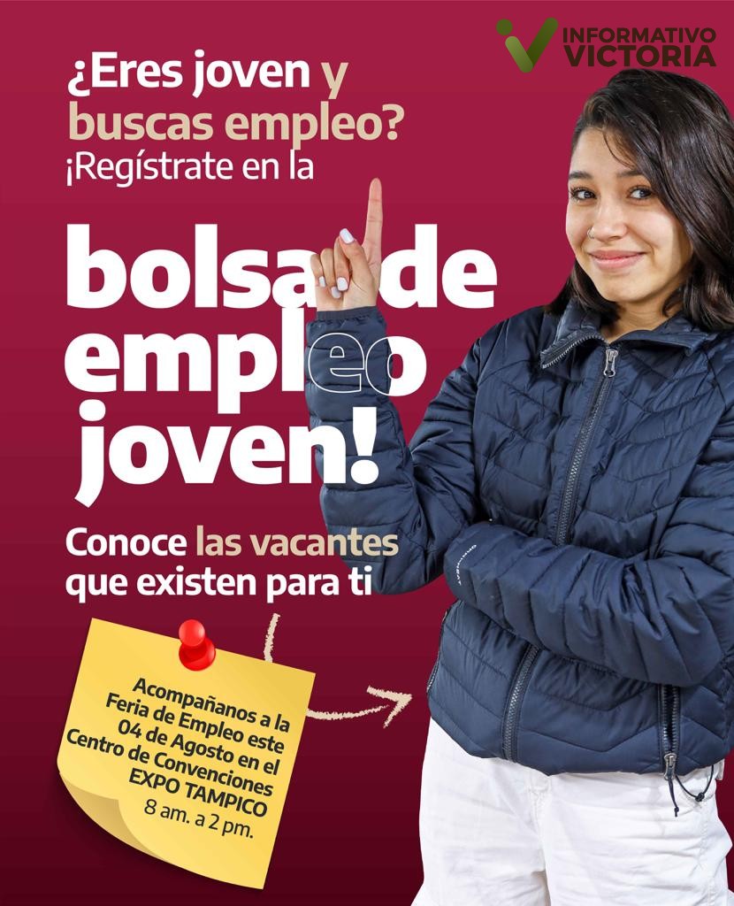 Secretaría del Trabajo e Injuve realizarán Feria del Empleo para jóvenes de Tamaulipas