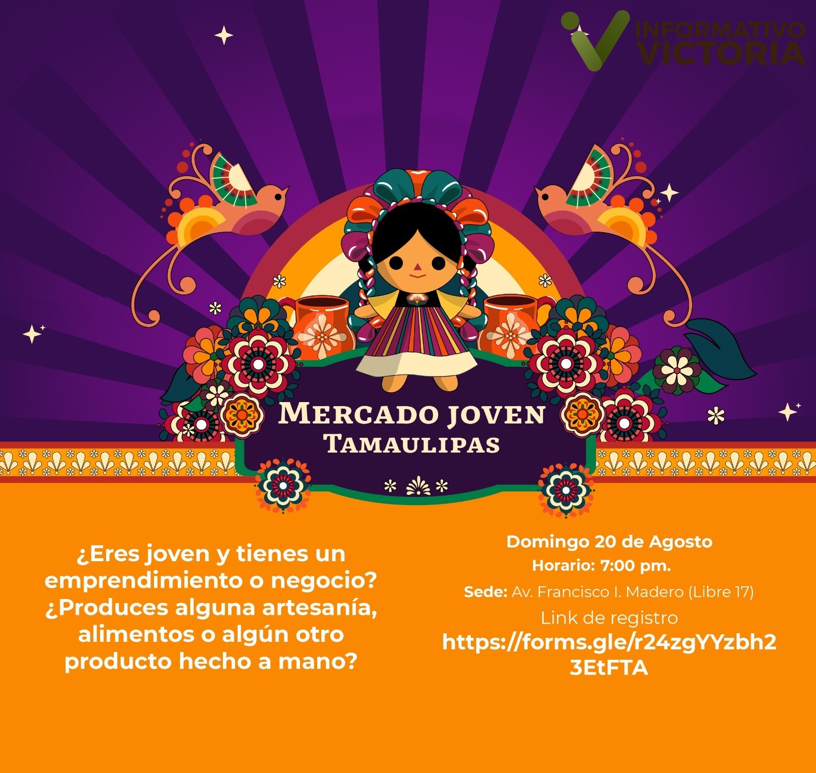 La iniciativa nacional de emprendimiento “Mercado Joven” llega a Tamaulipas