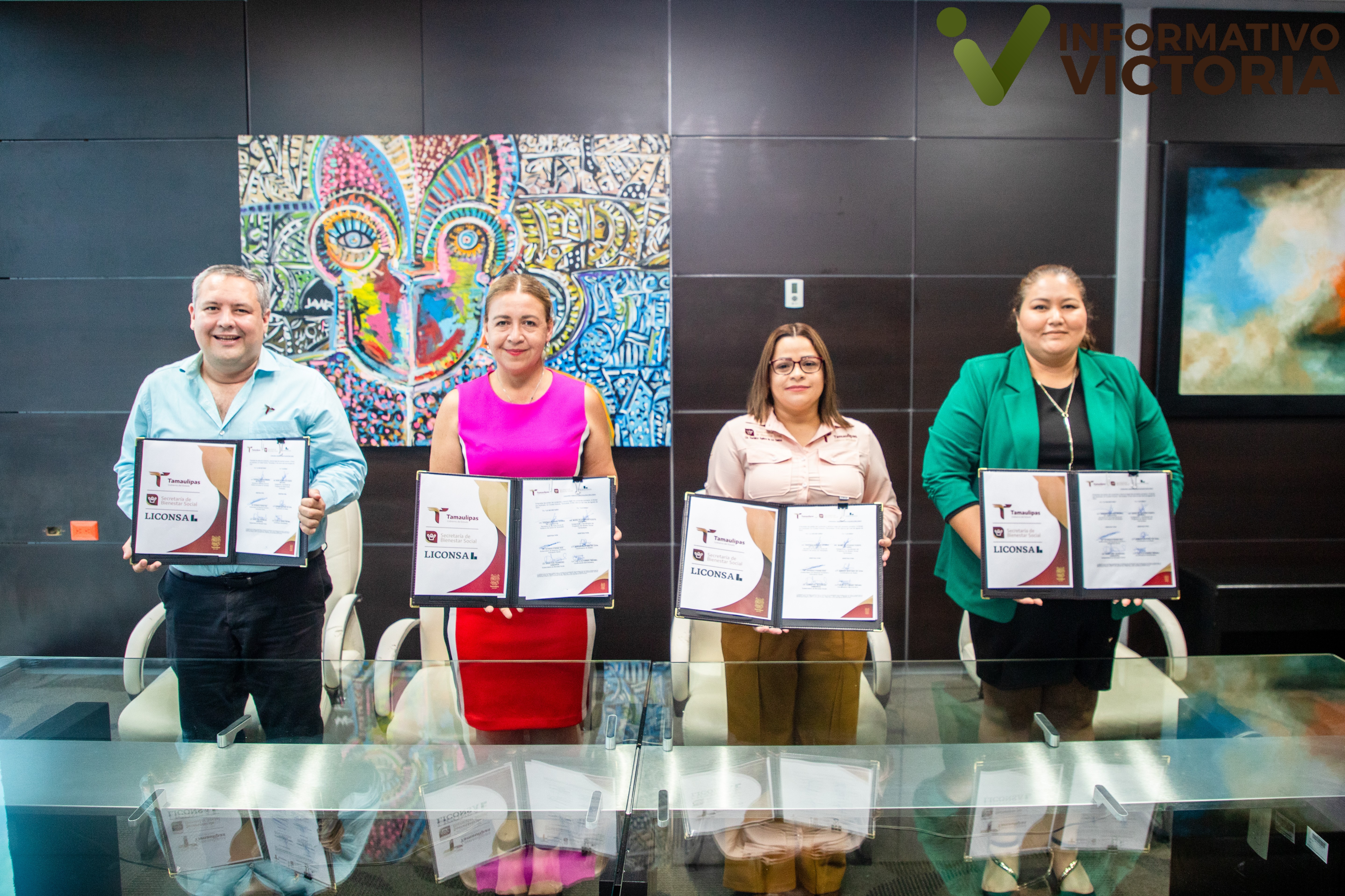 Firma SEBIEN y LICONSA, convenio para promover el desarrollo social en Tamaulipas