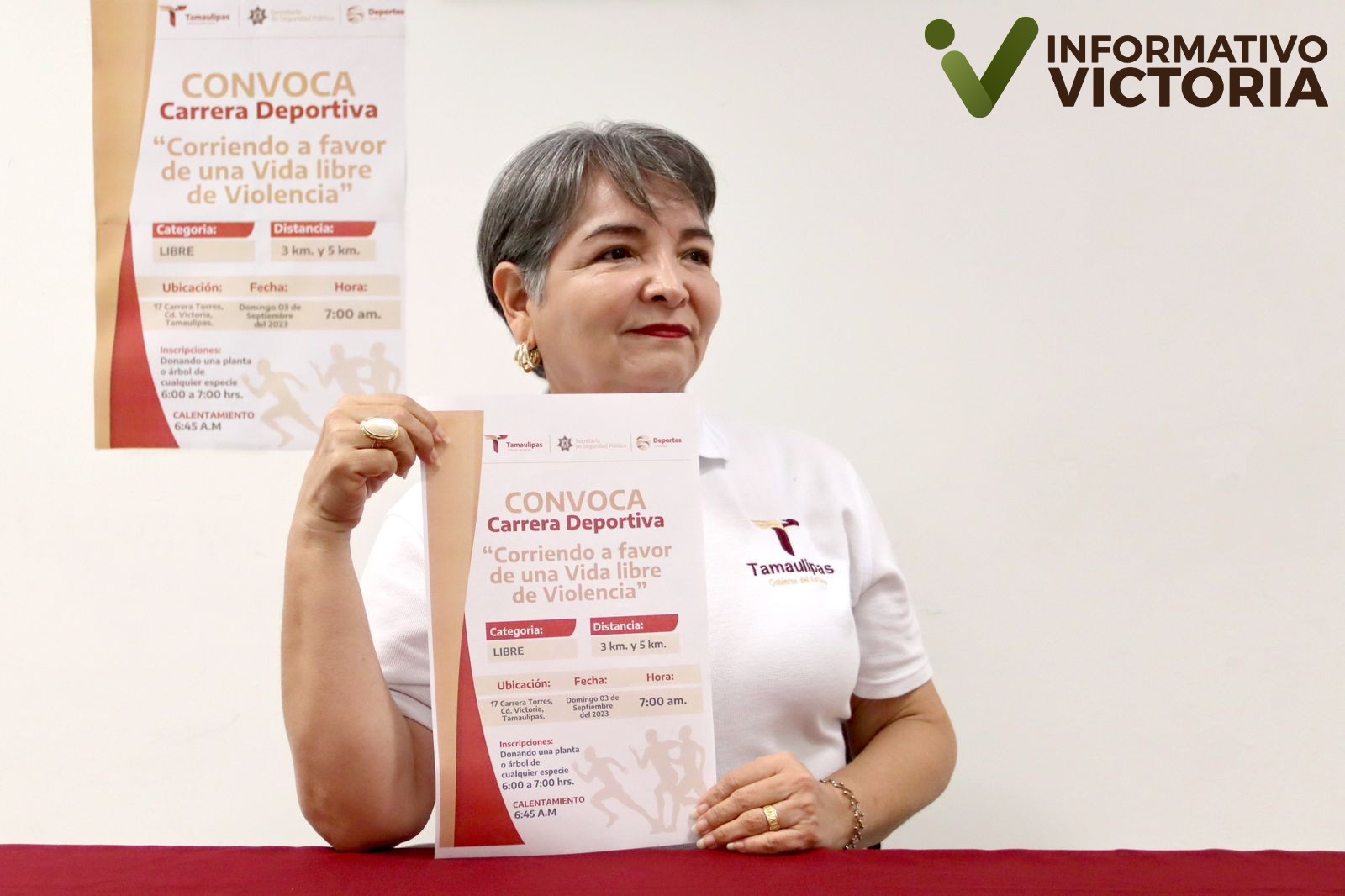 Invita SSPT a la carrera “Corriendo a favor de una vida libre de violencia’’