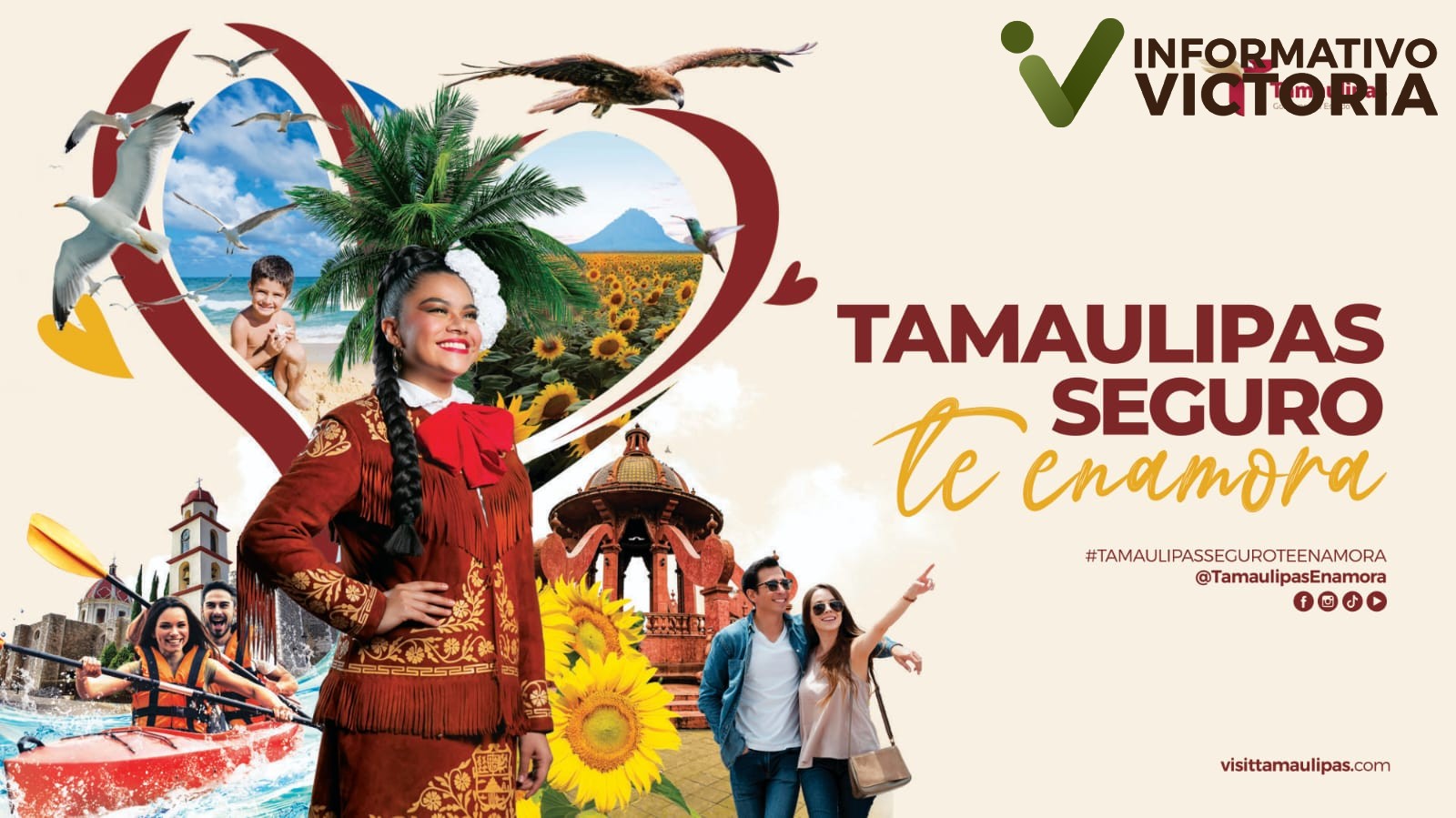 Gobierno del Estado continúa promocionando la campaña “Tamaulipas SEGURO te enamora”