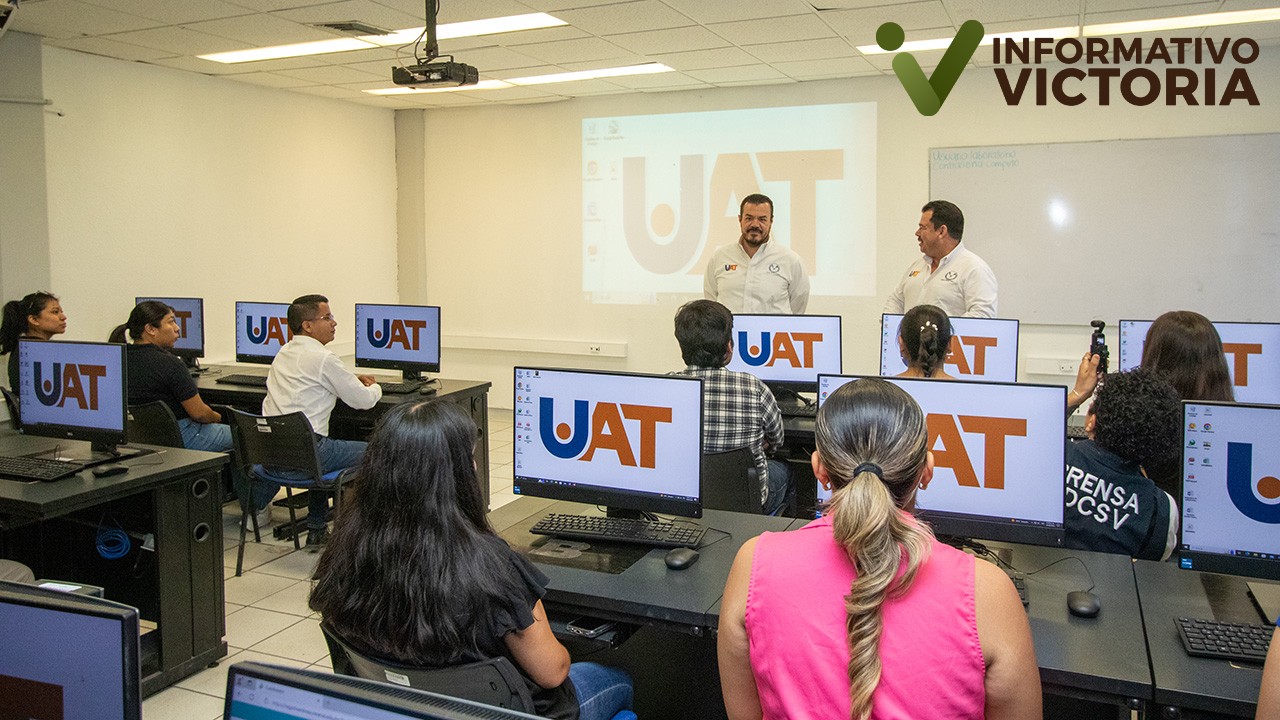Rector de la UAT entrega equipamiento en la Facultad de Derecho Victoria