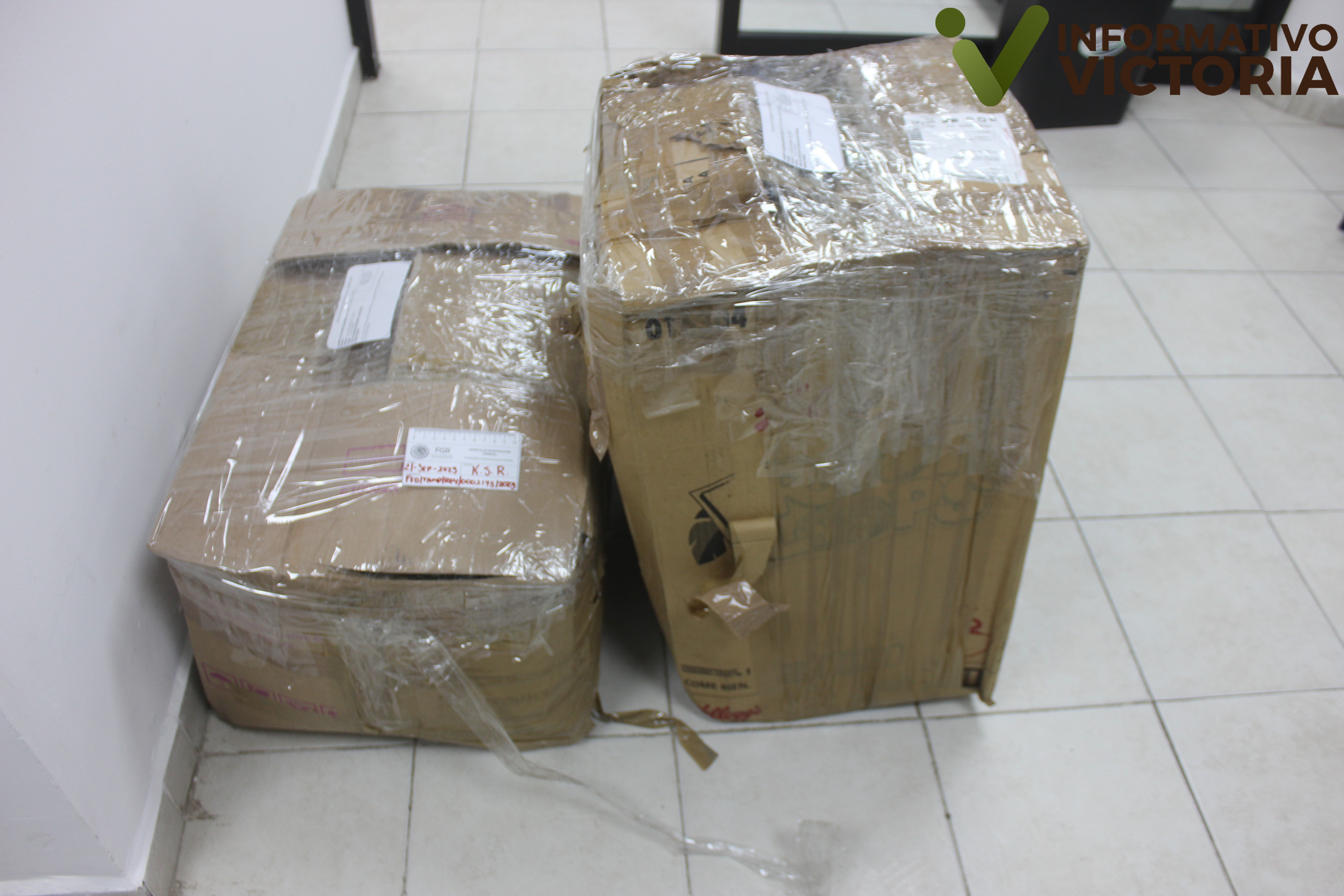Asegura la PFM fentanilo en una empresa de paquetería en Tamaulipas 