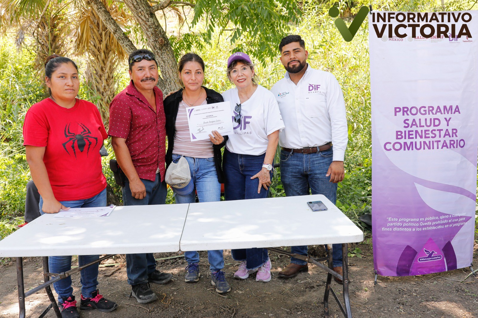 Beneficia DIF Tamaulipas a familias del municipio de Ocampo con el curso “Huerto Familiar”