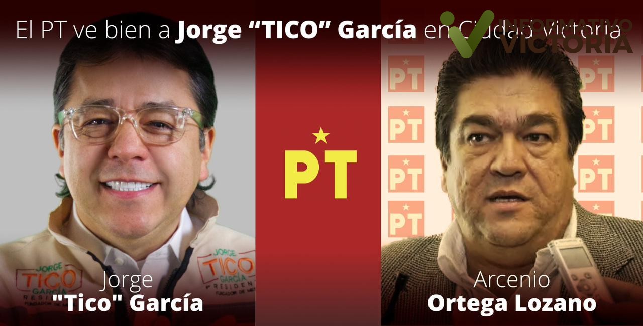 El PT ve bien a Jorge “TICO” García en Ciudad Victoria.