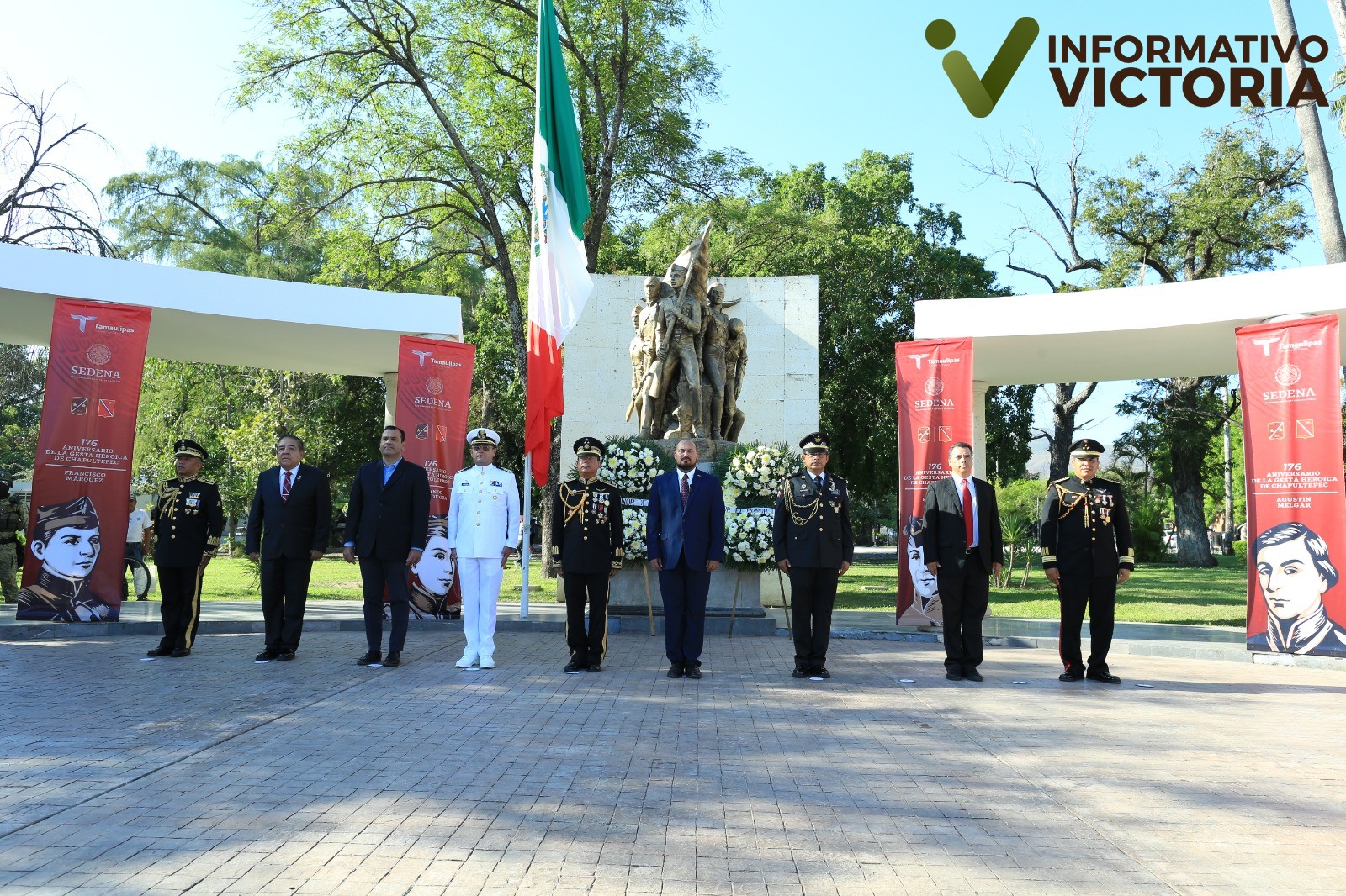 Conmemoran 176 Aniversario de la Gesta Heroica de los Niños Héroes de Chapultepec