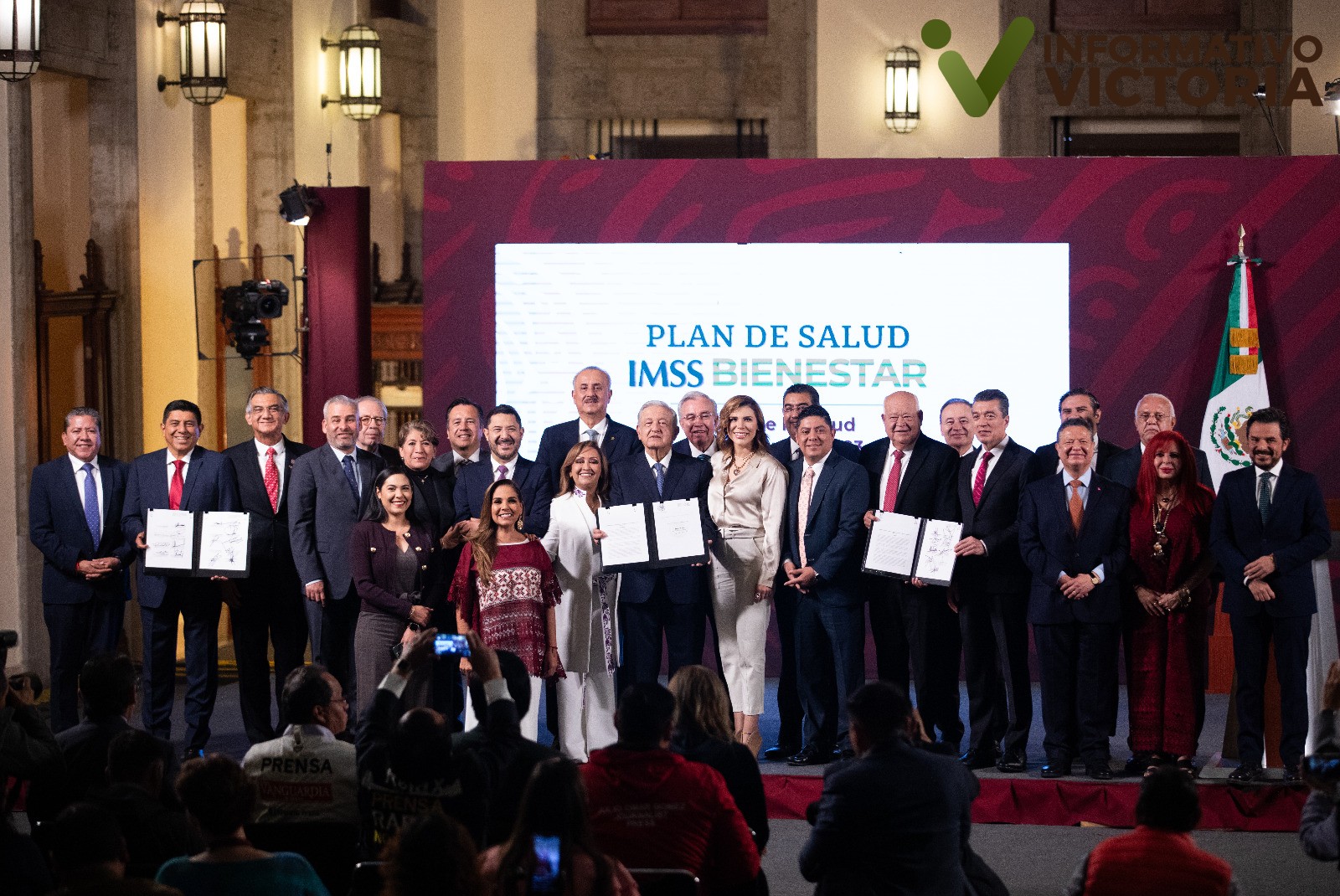 En inversión de salud, no hay límites, dice Américo ante AMLO y gobernadores
