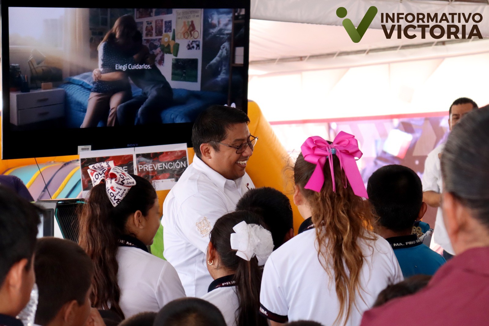Feria Tamaulipas 2023 estrecha convivencia entre la Guardia Estatal Cibernética y ciudadanía