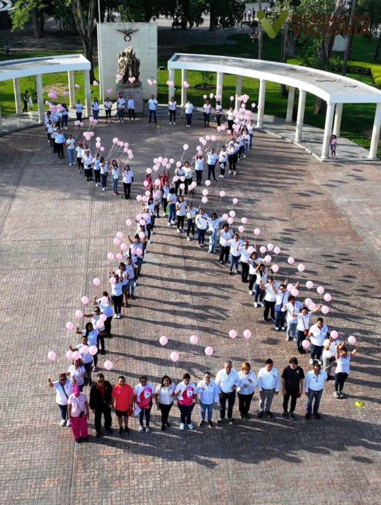 Realiza SST Segunda Caminata Estatal “Tamaulipas Contra el Cáncer de Mama”