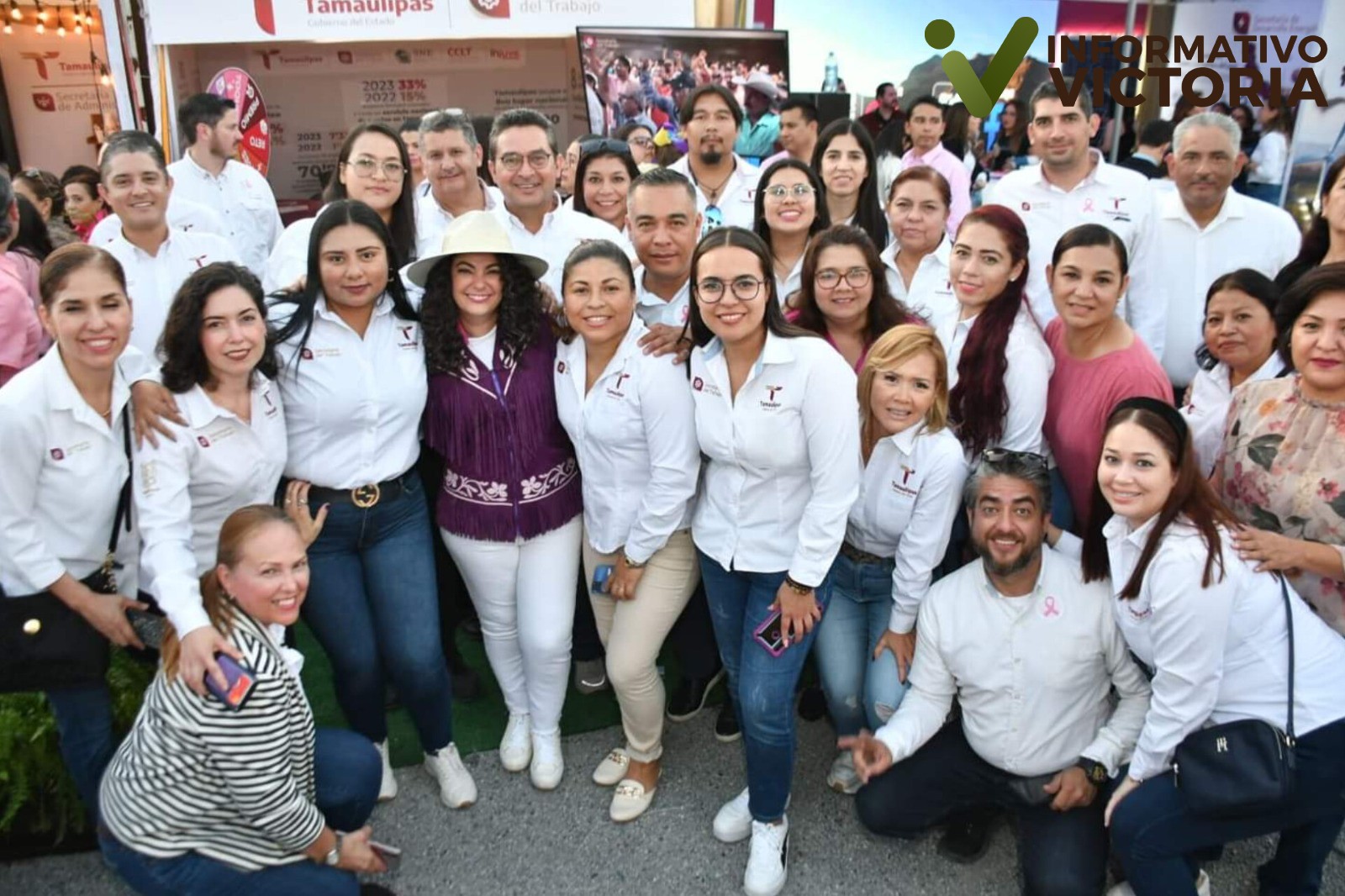 Servicios de vinculación al empleo en el stand de la Feria Tamaulipas: Secretaría del Trabajo