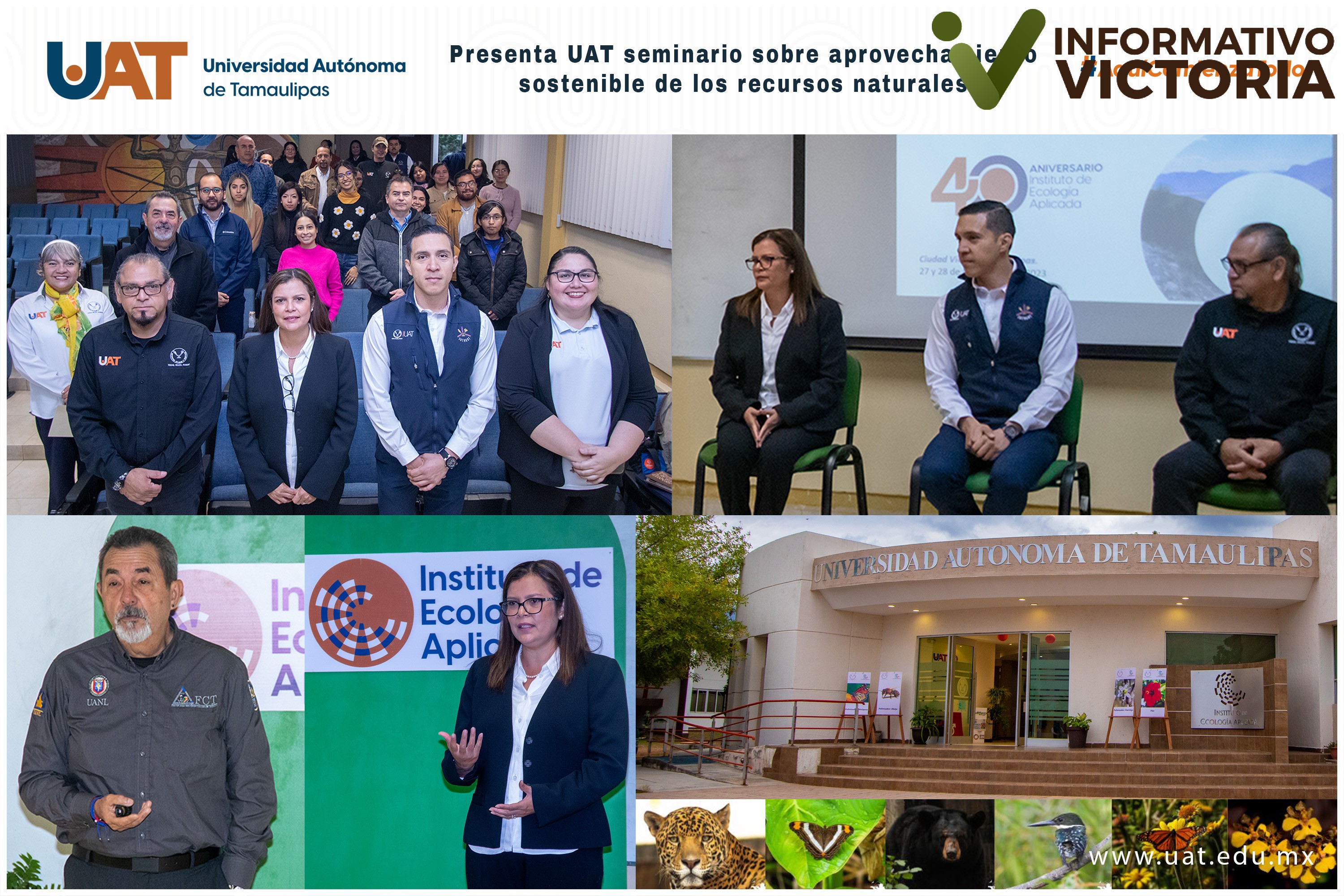 Presenta UAT seminario sobre aprovechamiento sostenible de recursos naturales