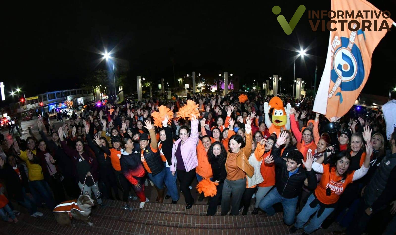En Nuevo Laredo rodada naranja para promover la paz