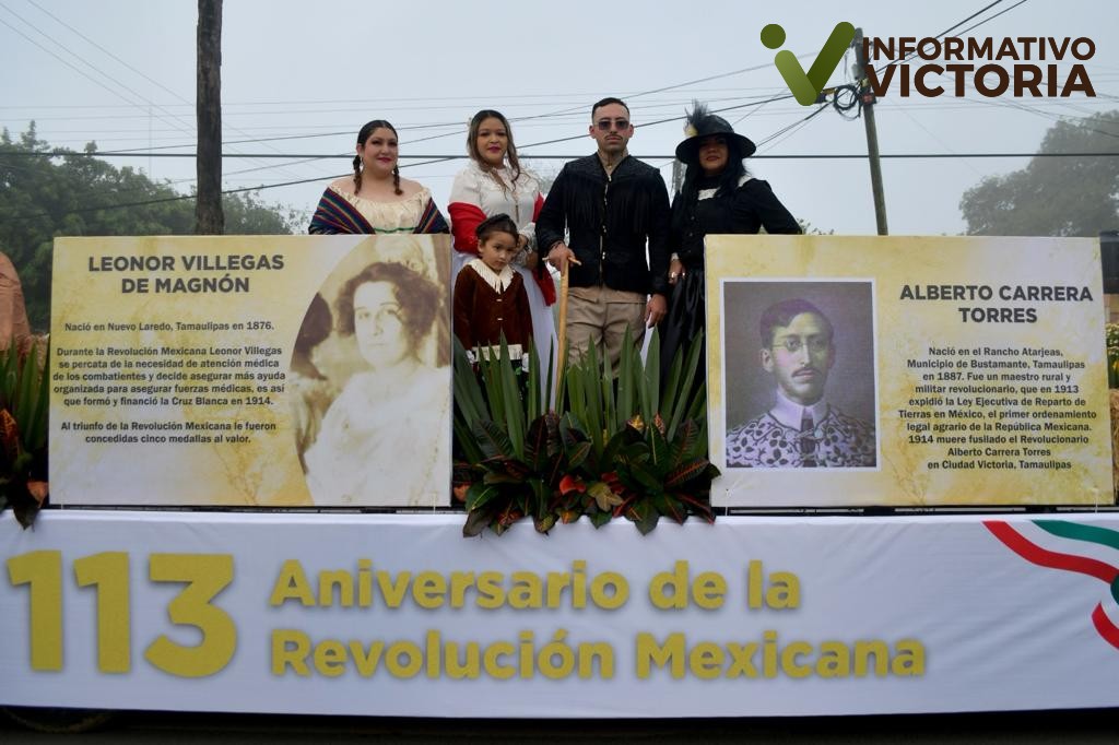 Guardia Estatal participa en desfile conmemorativo de la Revolución Mexicana