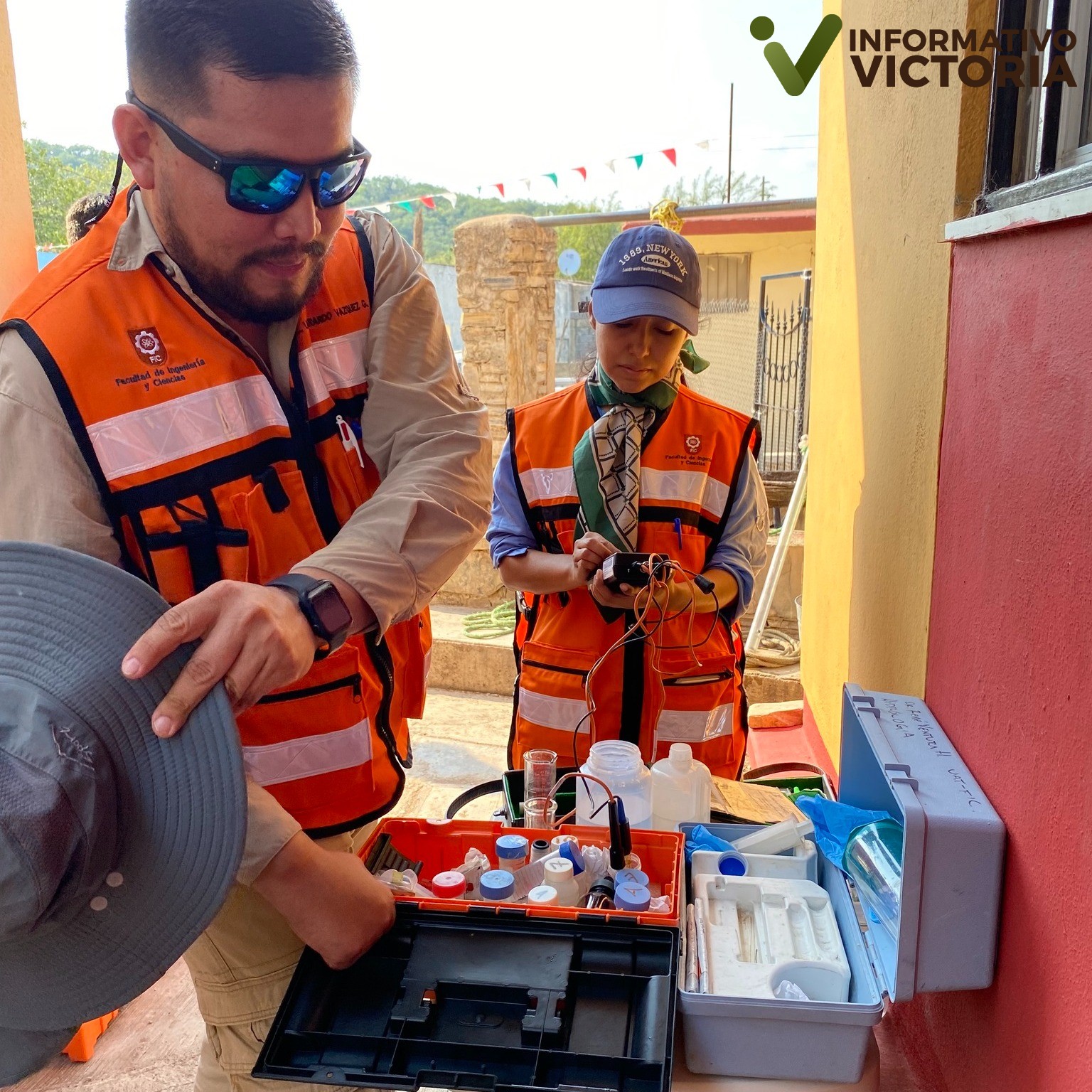 Estudiantes de la UAT realizan el muestreo de agua subterránea en municipios de Tamaulipas