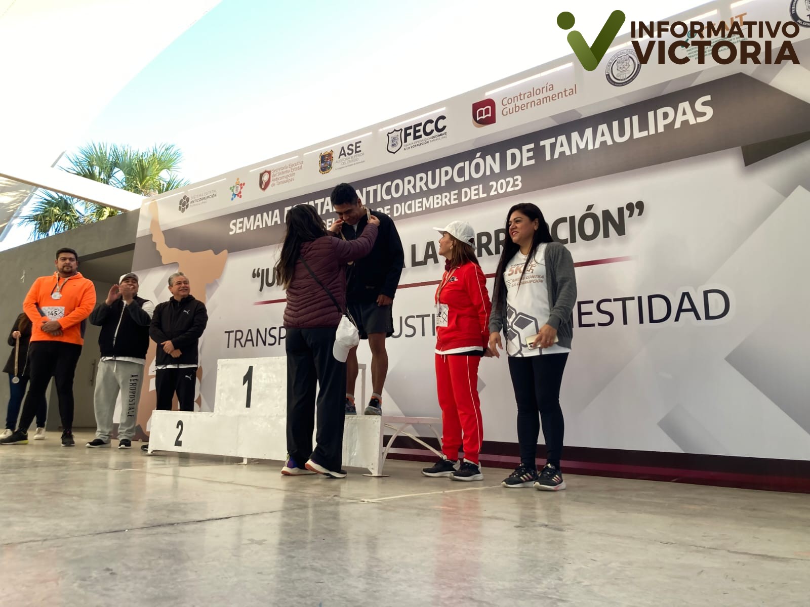 Participa Contraloría Gubernamental en la carrera 5k contra la corrupción