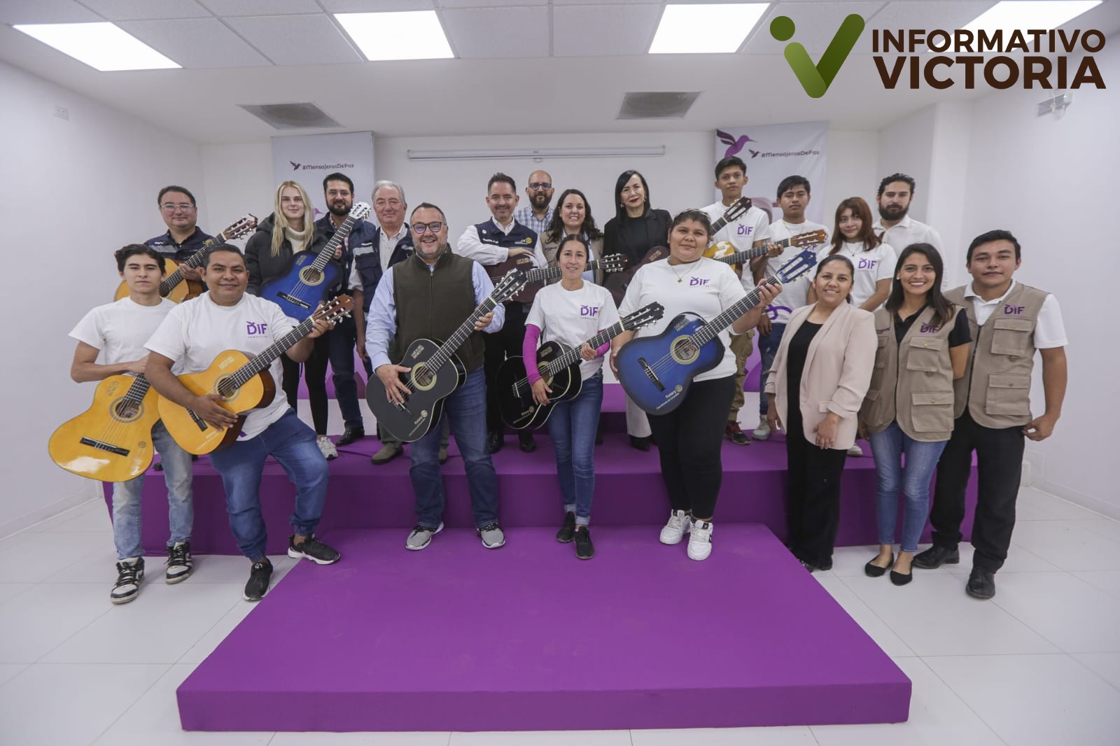 Recibe DIF Tamaulipas donativo de instrumentos musicales por parte del Club Rotario Victoria de Escandón