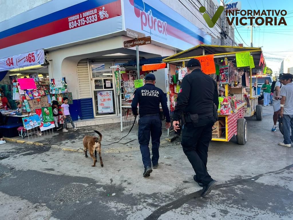 Guardia Estatal participa en operativo de verificación de venta de pirotecnia