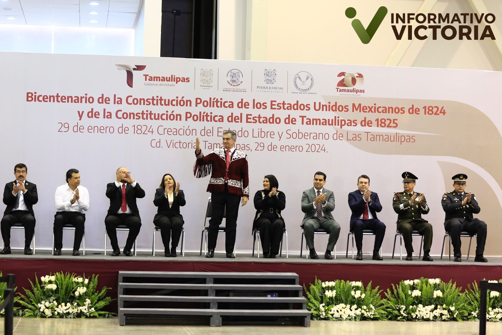 Encabeza Américo conmemoración del Bicentenario de Tamaulipas
