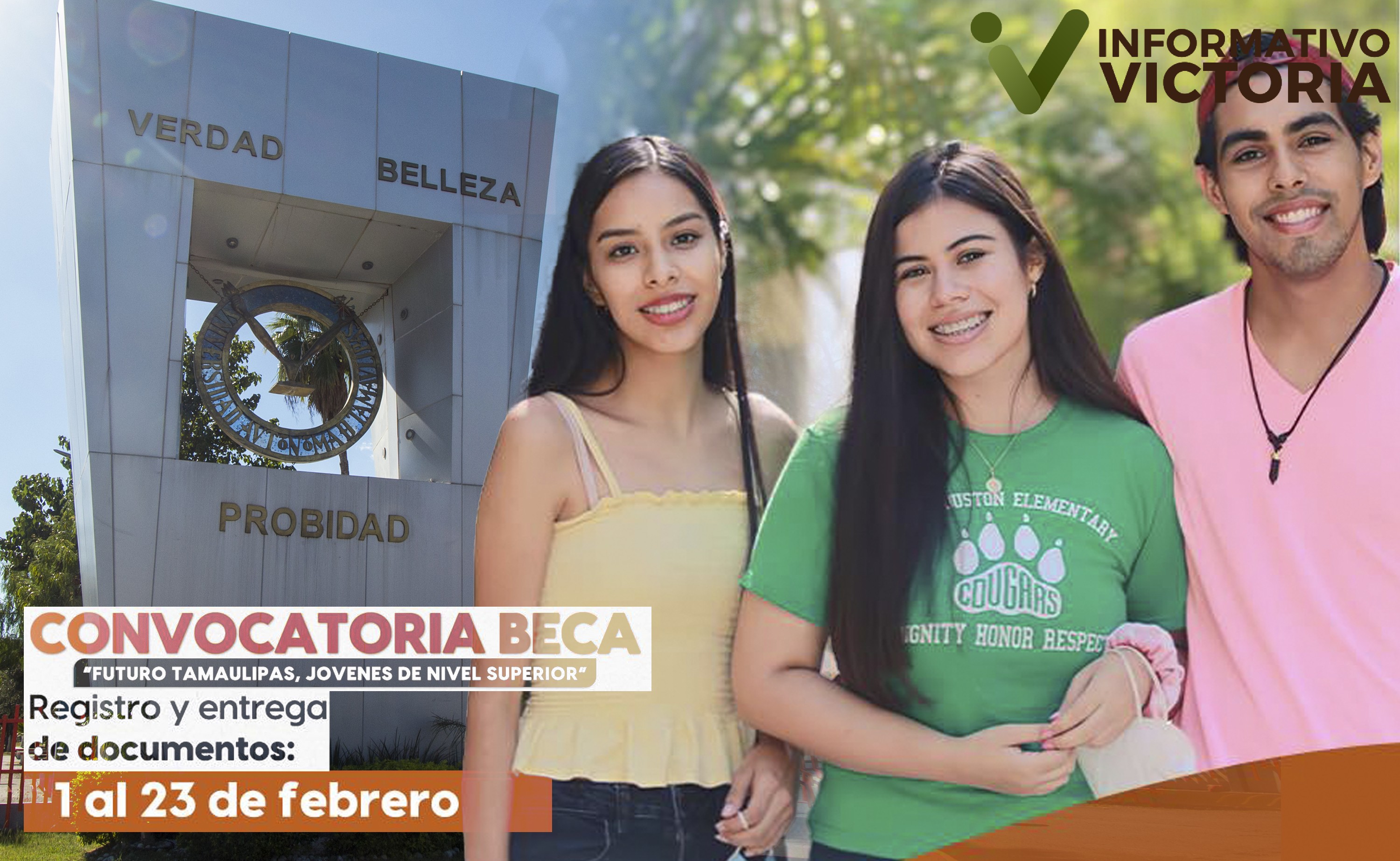 Convoca la UAT a sus estudiantes a participar por la beca Futuro Tamaulipas