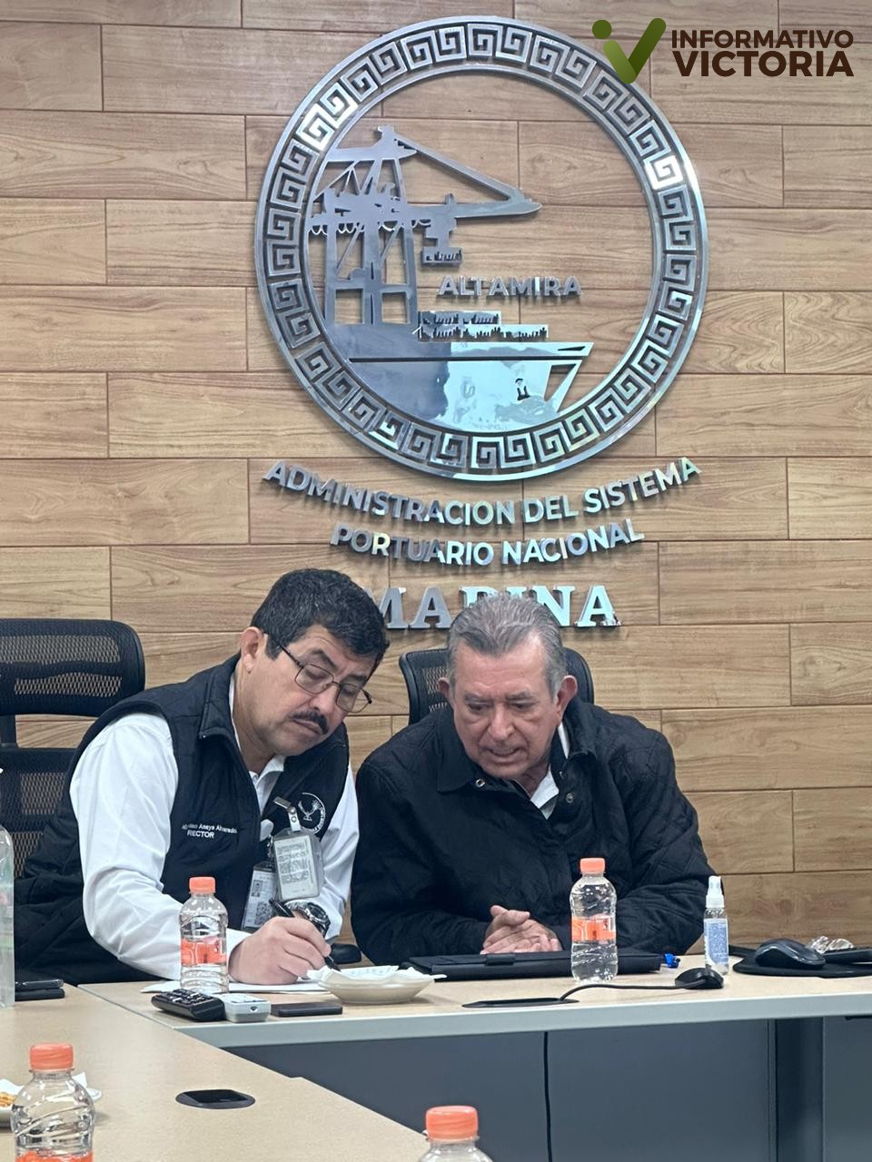 El rector Dámaso Anaya sostiene acuerdos de la UAT con el sistema portuario de Altamira