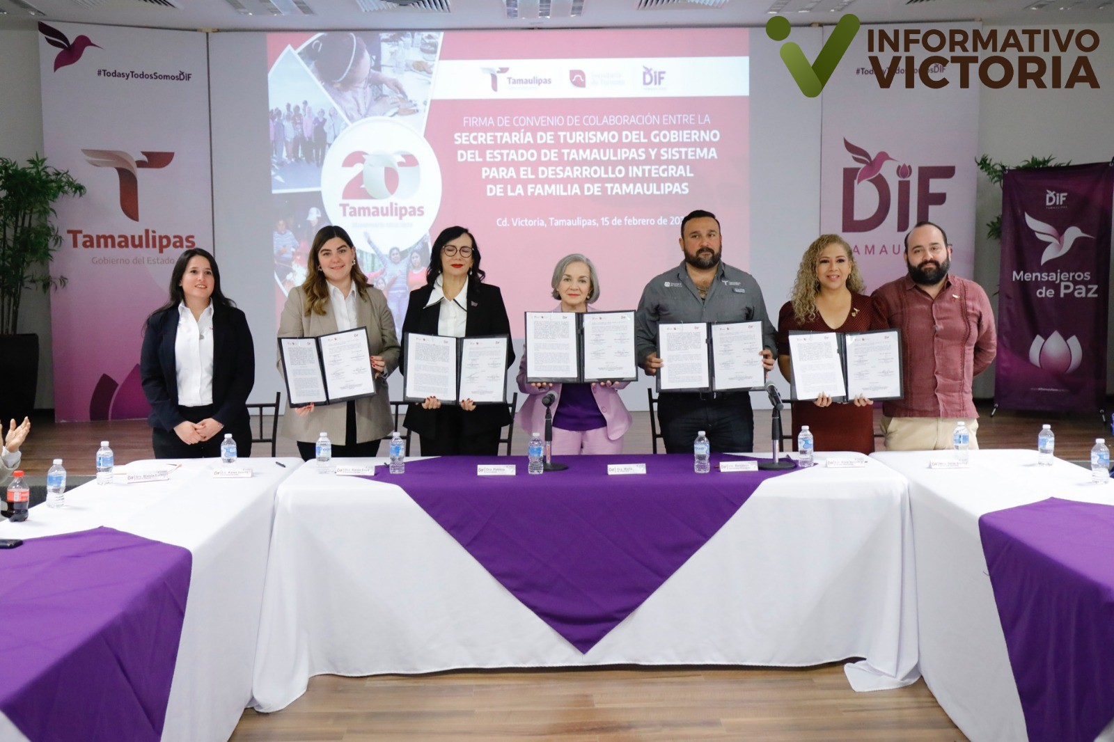Firman DIF Tamaulipas y la Secretaría de Turismo convenio de colaboración para beneficio de población vulnerable