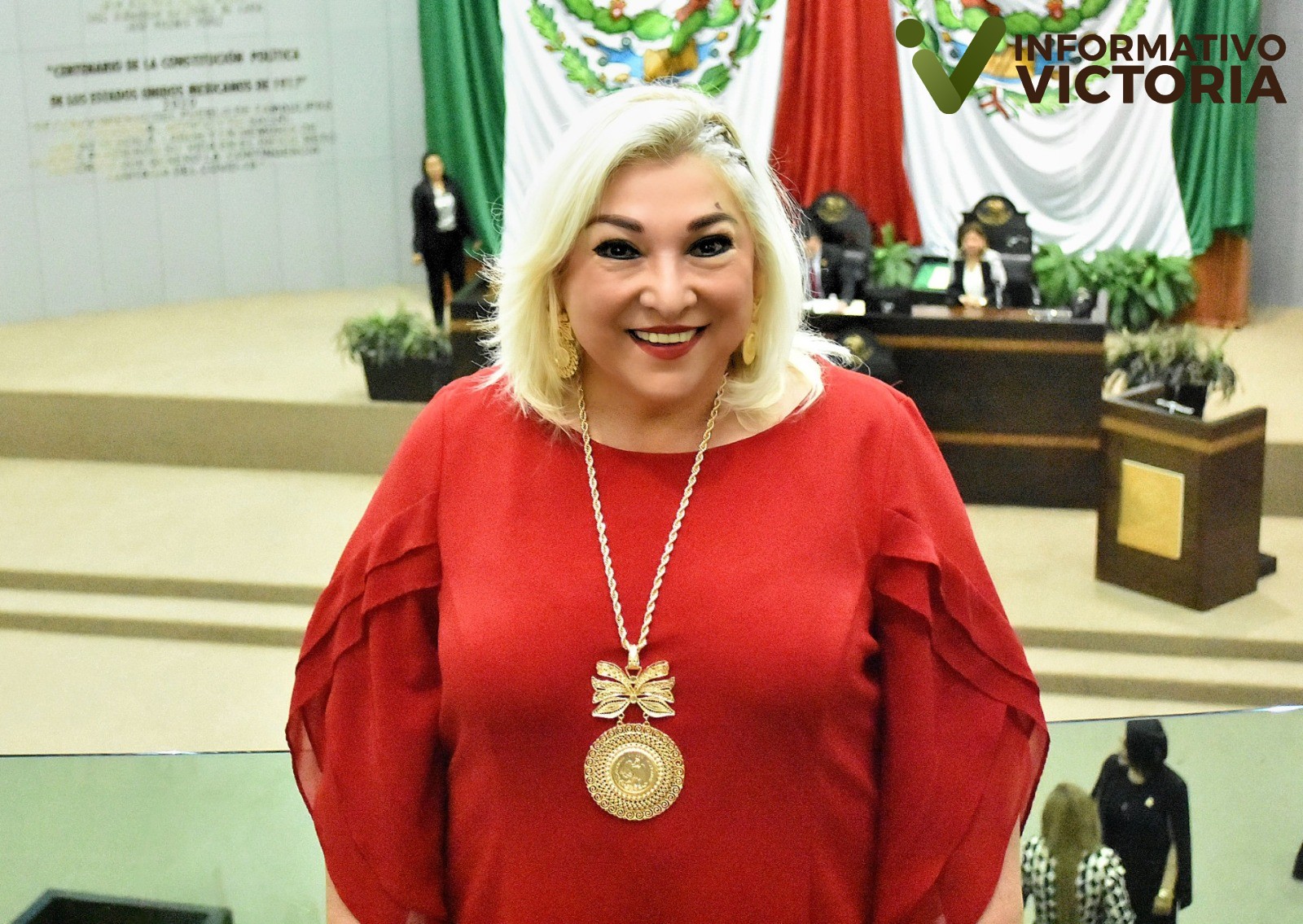 Lista Adriana Lozano para comparecer ante el Congreso de Tamaulipas