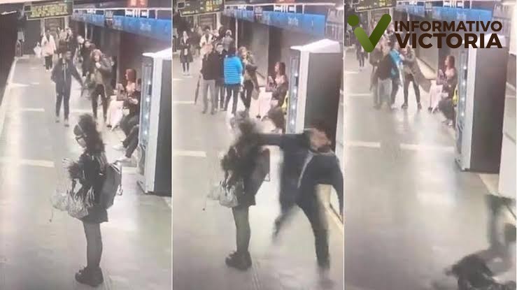 Hombre agrede varias mujeres en metro de Barcelona; ellas solo esperaban su vagón