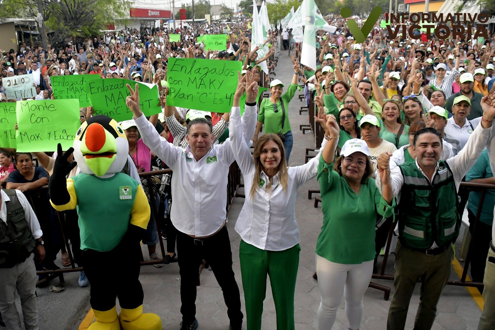 En Reynosa la gente buena se pinta de Verde