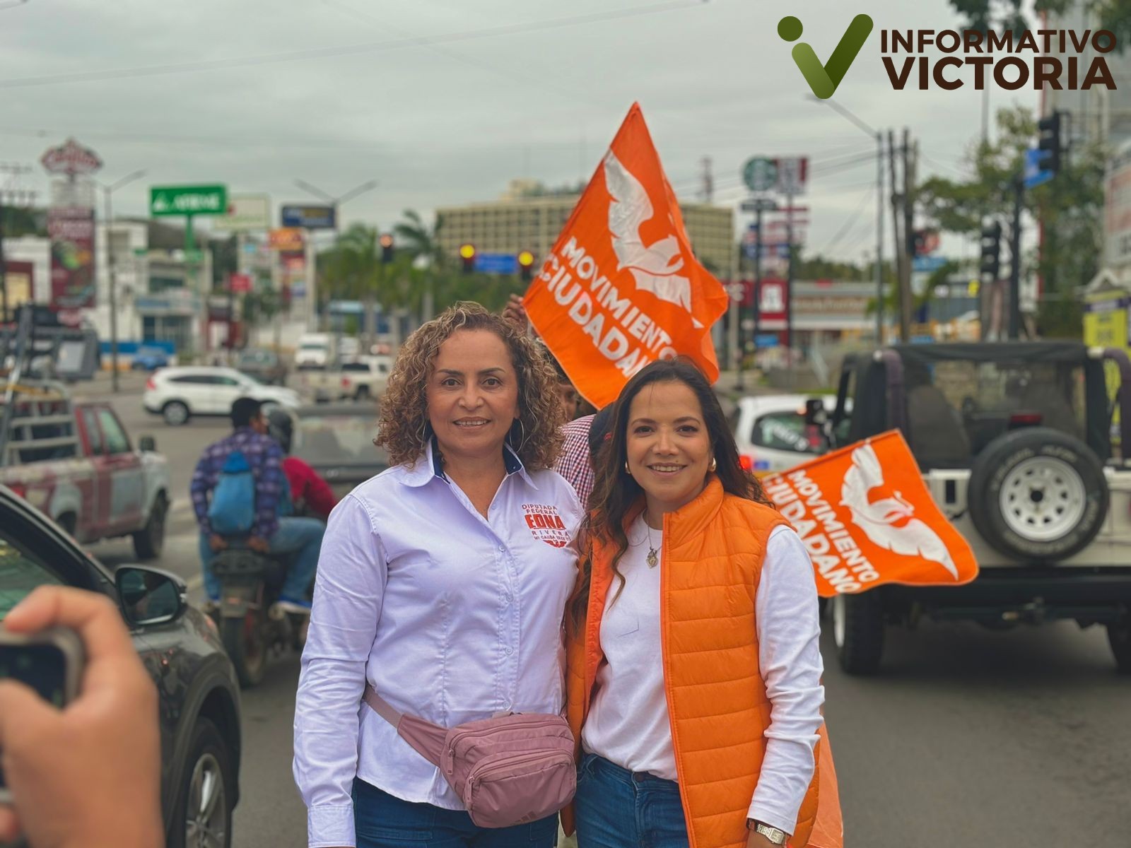 Se reuna Andrea García con militantes del Movimiento Ciudadano en Tampico.