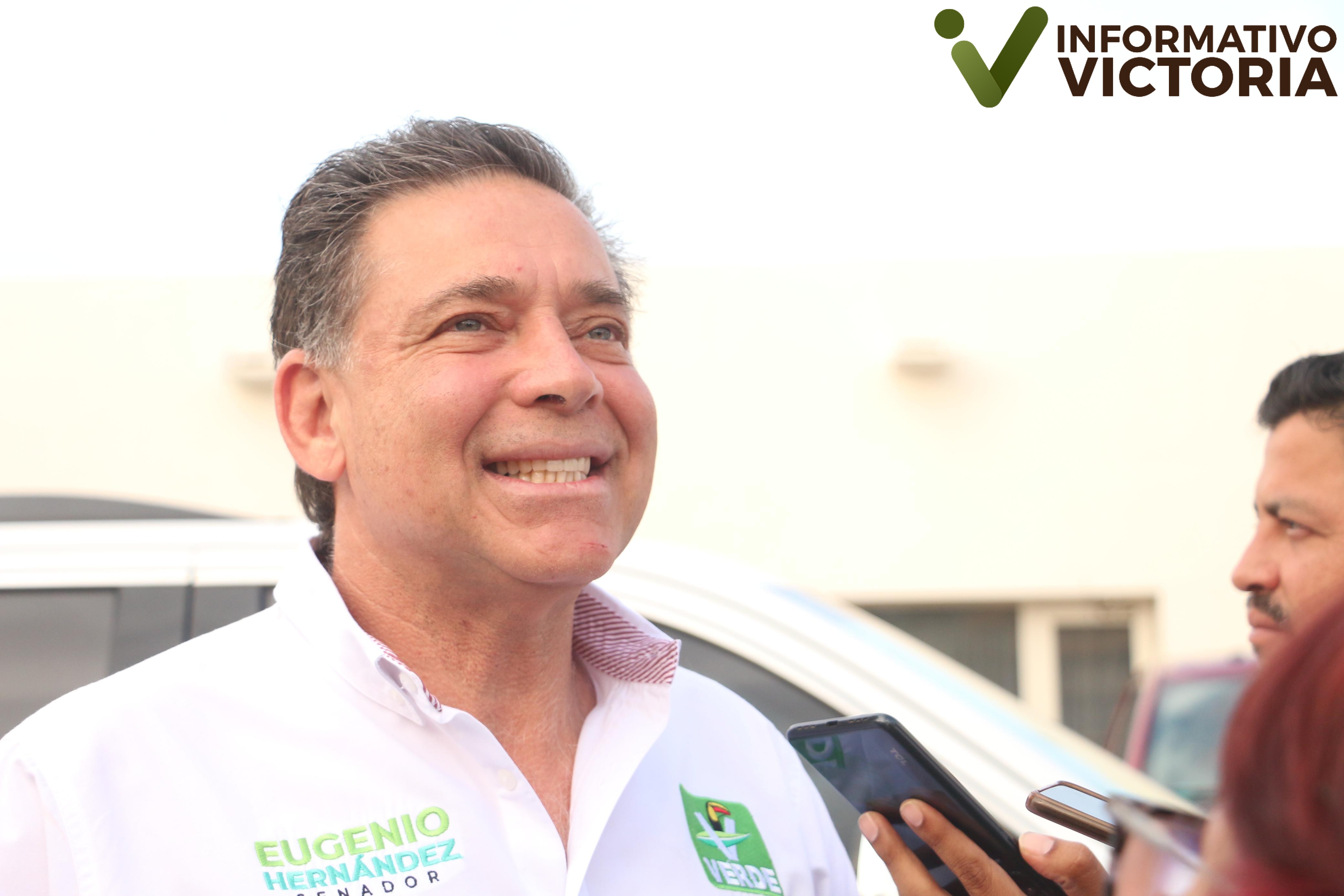 El Partido Verde va con Lalo Gattás a la alcaldía de Victoria: Eugenio Hernández